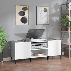 vidaXL Hi-Fi Möbel Weiß 38x121x48cm