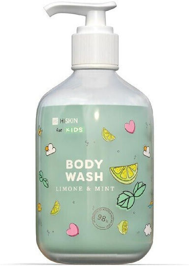 HiSkin Kids Bubble Bath Lime Mint with Aloe Vera Lemon Mint in Gel Form 400ml