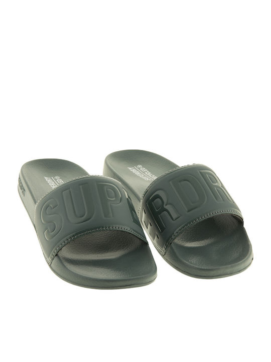 Superdry Women's Slides Khaki