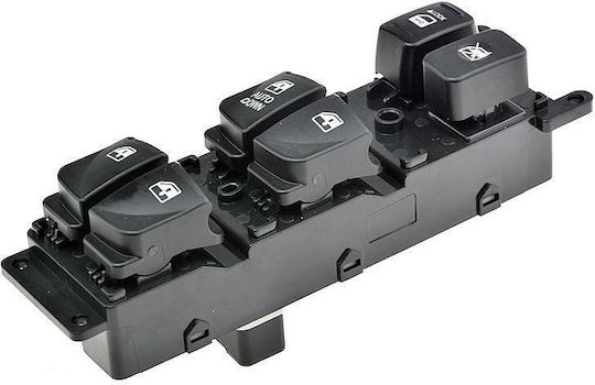 Prasco Car Window Switch for Hyundai Accent Black