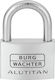 Burg Wachter Aluminum Padlock Brass with Key 60mm 1pcs