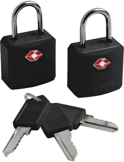 Pacsafe Prosafe Bronze Padlock Brass with Key with TSA Certification 10mm Black 1pcs