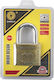 Steel Padlock Brass with Key 70mm 1pcs