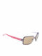 Guess Women's Sunglasses with Purple Frame and Grey Lenses 6144 BRN1