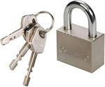 Steel Padlock Brass with Key 40mm 1pcs