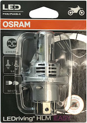 Osram Λάμπα Αυτοκινήτου & Μοτοσυκλέτας H4 / P43T LED 6500K Ψυχρό Λευκό 12V 19W 1τμχ