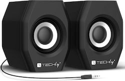 Techly SP-320STy 2.0 με Ισχύ 6W Μαύρα