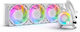 Ekwb Nucleus AIO CR360 Lux D-RGB Water Cooling System AIO CPU With 3 White 120mm Fans