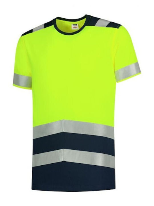 Tricorp T-Shirt Εργασίας Κίτρινο με Ανακλαστικές Ταινίες