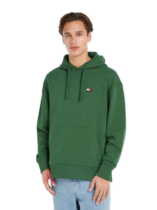 Tommy Hilfiger Hanorac pentru bărbați cu glugă Verde