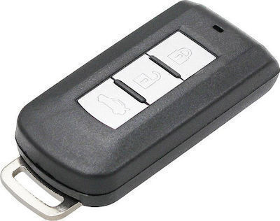 Car Key Shell with Blade with 3 Buttons for Mitsubishi