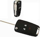 Foldable Car Key Shell with Blade with 3 Buttons for Chevrolet