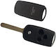 Honda Foldable Car Key Shell with Blade with 3 Buttons for Honda