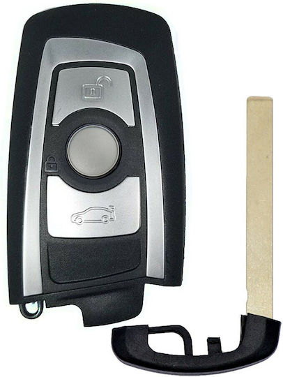 BMW Car Key Shell with Blade with 3 Buttons for Bmw