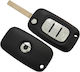 Smart Foldable Car Key Shell with Blade with 3 Buttons for Smart