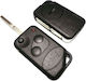 Foldable Car Key Shell with Blade with 2 Buttons for Land Rover