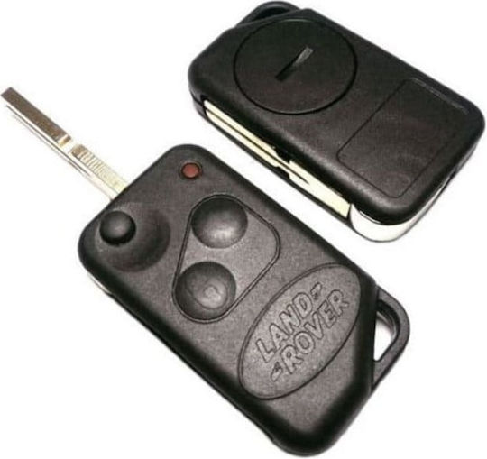 Foldable Car Key Shell with Blade with 2 Buttons for Land Rover