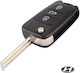 Foldable Car Key Shell with Blade with 3 Buttons for Hyundai