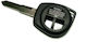 Car Key Shell with Blade with 2 Buttons for Suzuki
