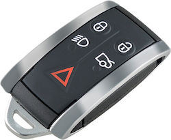 Car Key Shell with 5 Buttons for Jaguar