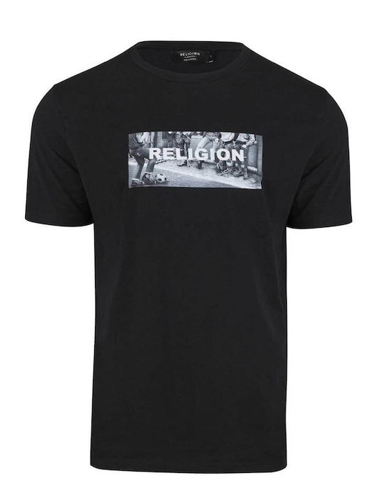 Religion Men's Short Sleeve T-shirt Black