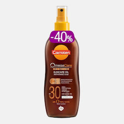 Carroten Omega Care Tan & Protect Αδιάβροχο Αντηλιακό Λάδι για το Σώμα SPF30 150ml