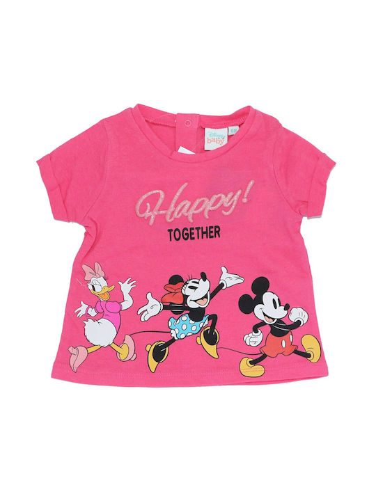 Disney Kinder-T-Shirt Fuchsie