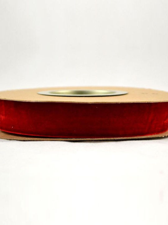 Weihnachtliche Farbband Stoff Rot 1800x0.6cm 1Stück