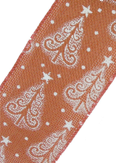 Weihnachtliche Farbband Stoff Weiß 1000x5cm 1Stück