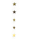 foil Christmas Garland Gold 200x8cm 1pc
