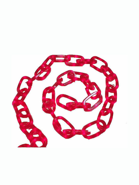 Lighted Christmas Garland Red 200cm 1pc