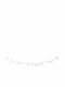 Madam Stoltz "Merry Christmas" Christmas Garland White 100cm 1pc