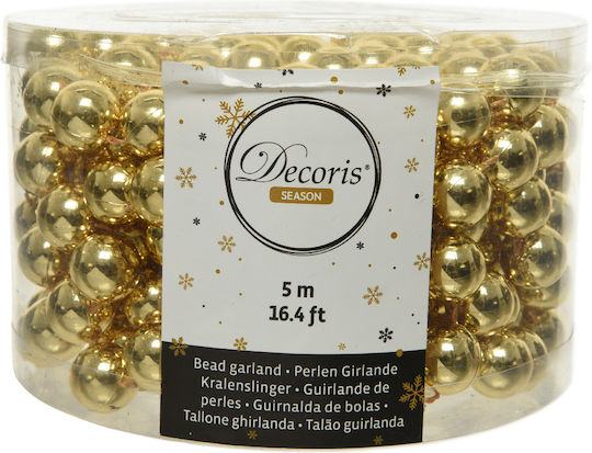 Kaemingk Christmas Garland Gold 500x1.4cm 1pc