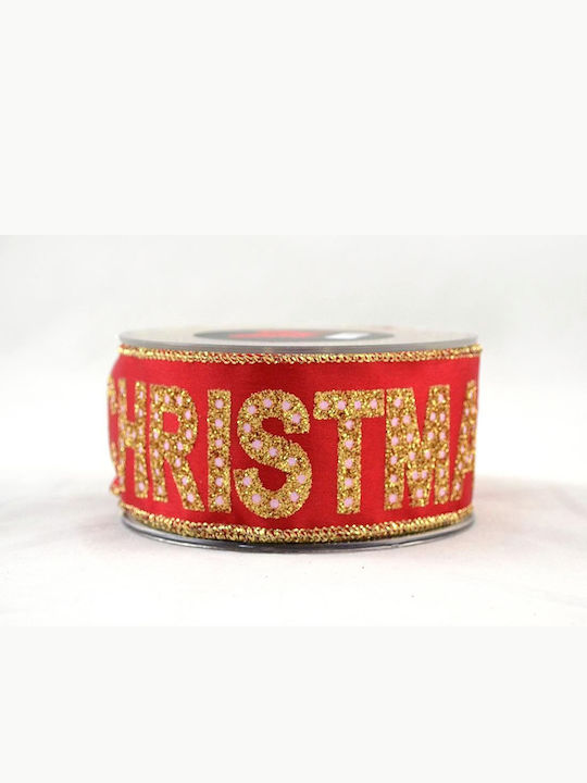 Kappa Decor Christmas Ribbon Red 900x5.5cm 1pc