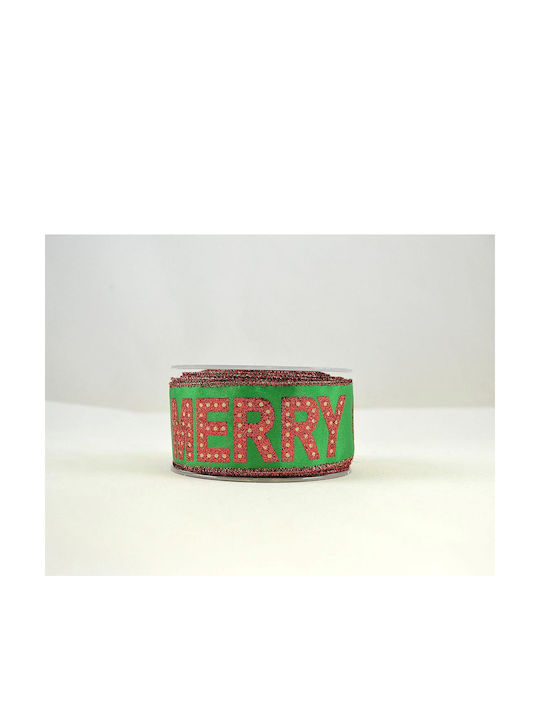 Kappa Decor Christmas Ribbon Green 900x5.5cm 1pc