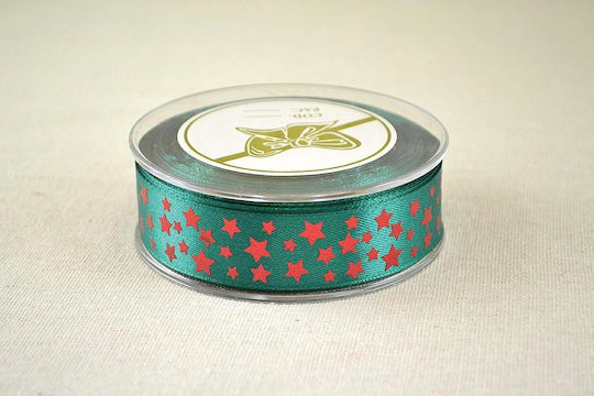 Kappa Decor Christmas Ribbon petrol 2300x3.8cm 1pc