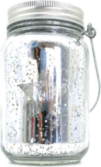 blokker The translated Liquid template in German language: Weihnachtskerzen & Kerzenständer Laterne Silber Batterie 13x8cm.