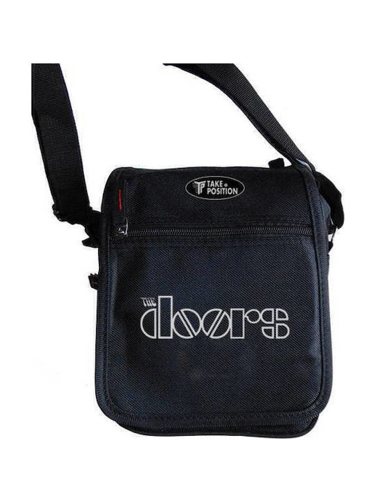 The Doors Ανδρική Τσάντα Ώμου / Χιαστί Μαύρη