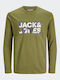 Jack & Jones T-shirt Khaki Baumwolle