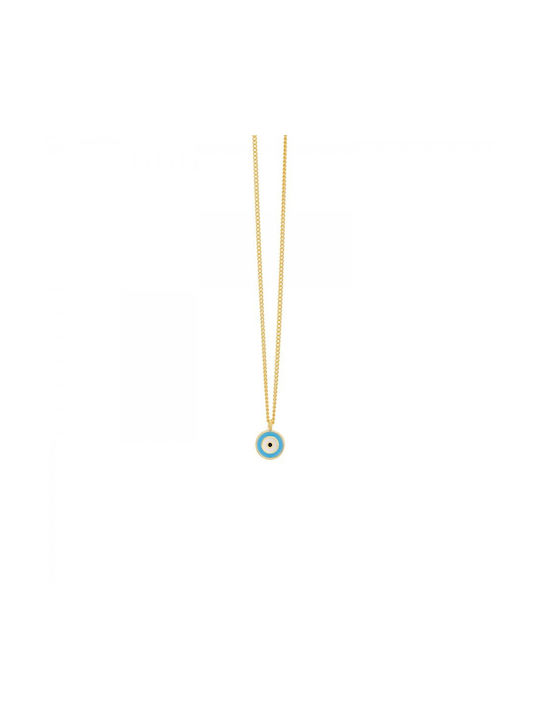 Prince Silvero Necklace Eye from Gold Plated Silver