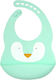 Baby Cloud Waterproof Лигавник Силикон с бутон Зелена за 5 за електронен магазин в категорията "Гризалки и облекчение при изрязване на зъби"