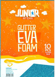 Statovac Αφρώδες Χαρτί Glitter A4 Μπλε