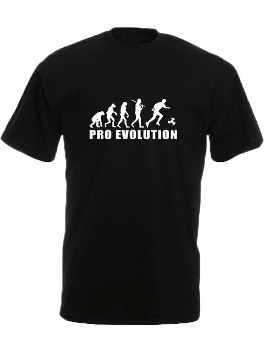 T-shirt Evolution σε Μαύρο χρώμα