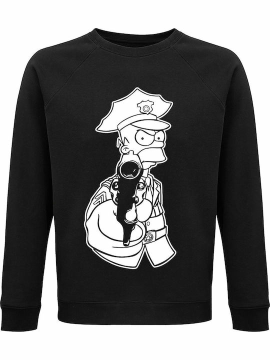 Homer Simpson Sweatshirt Schwarz