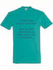 I T-shirt Blau Baumwolle