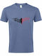 T-shirt Batman Blue Cotton