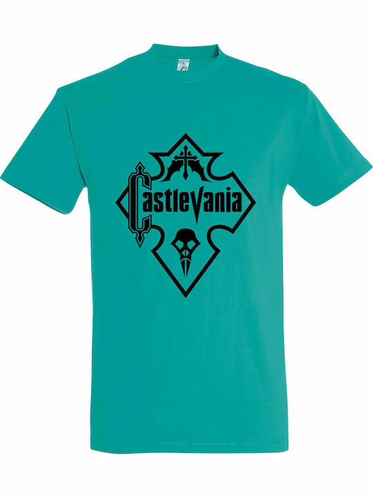 T-shirt Castlevania σε Μπλε χρώμα