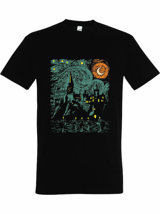 kirikoko Hogwarts Starry Night, Harry Potter T-shirt Хари Потър