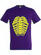 Illusion T-shirt Purple Cotton