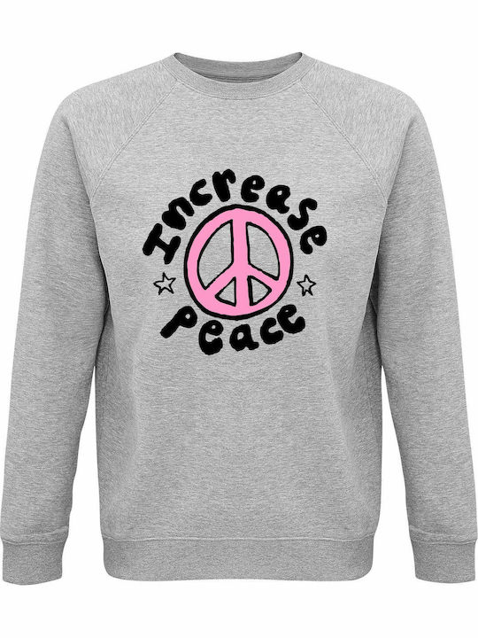 Peace Sweatshirt Gray